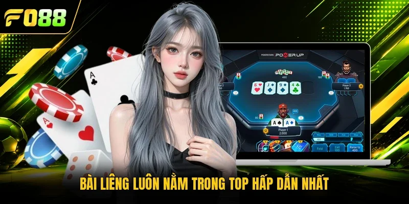 Bài Liêng luôn nằm trong TOP hấp dẫn nhất