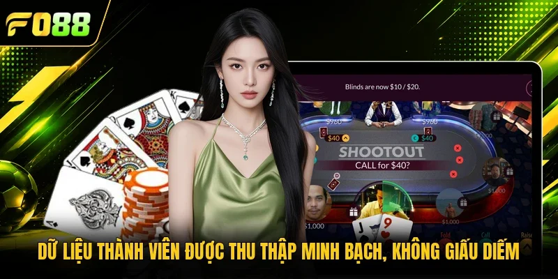 Dữ liệu thành viên được thu thập minh bạch, không giấu diếm