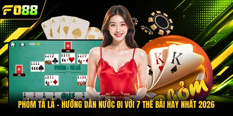 Phỏm Tá Lả - Hướng Dẫn Nước Đi Với 7 Thế Bài Hay Nhất 2026